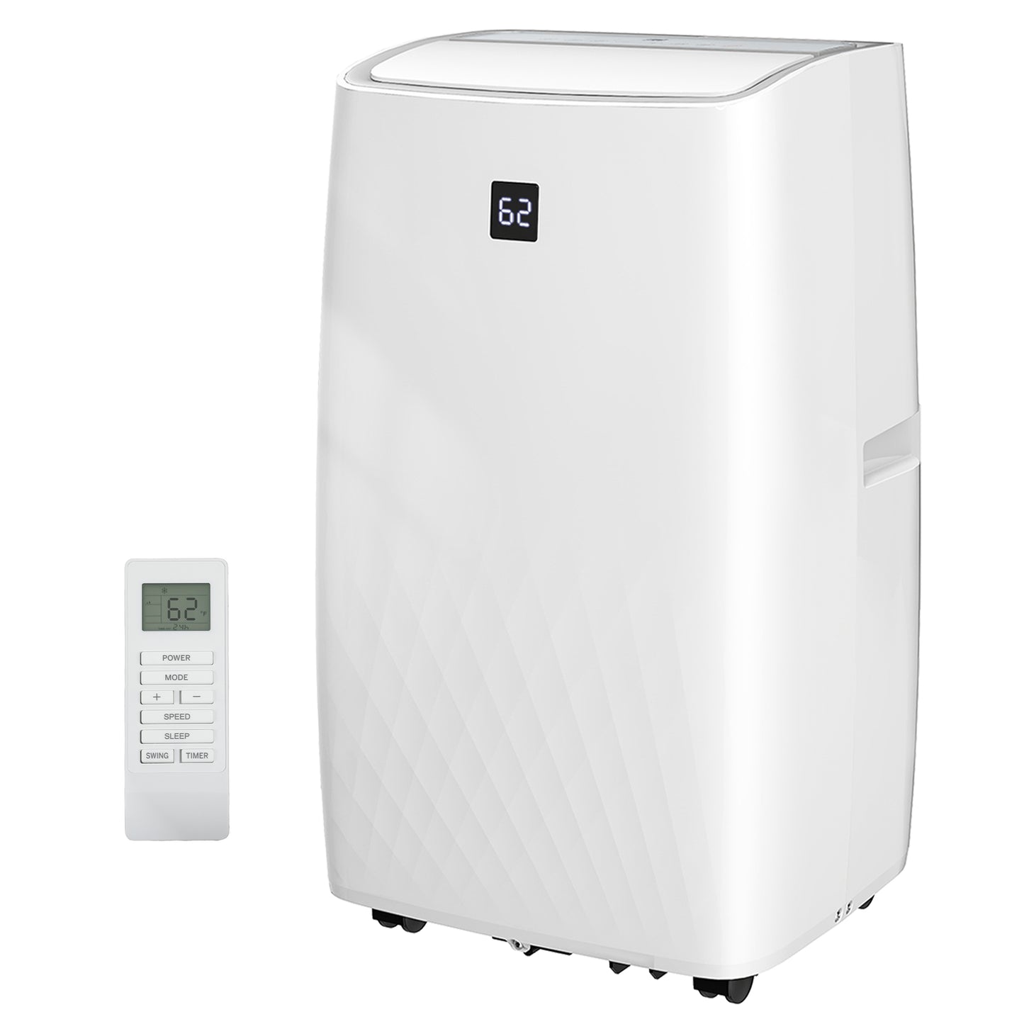 Climatiseur portatif de 14 000 BTU, climatisation avec refroidissement, déshumidificateur, ventilateur
