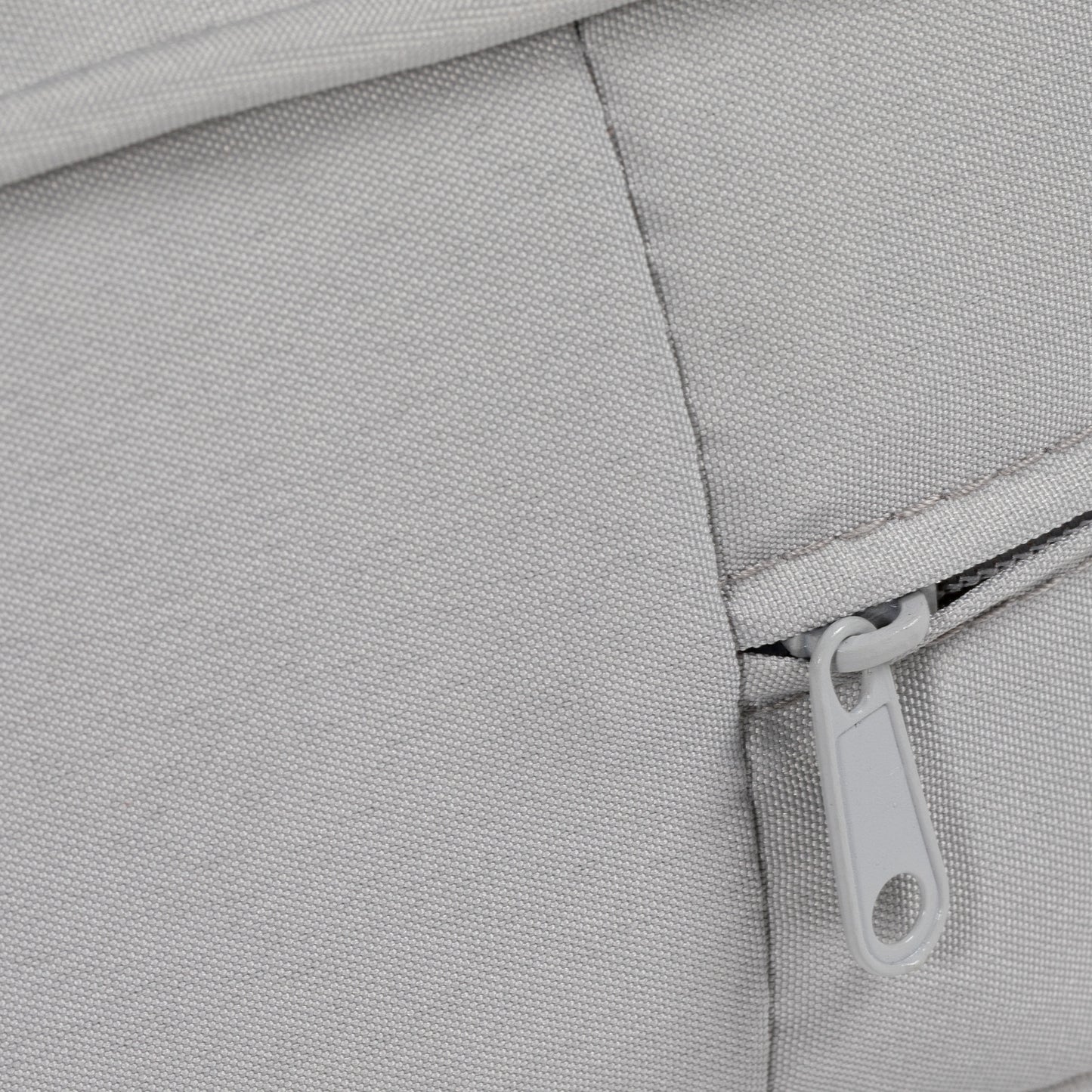 Coussins de chaise de patio épais et profonds pour siège d'extérieur avec coussin de dossier, gris clair