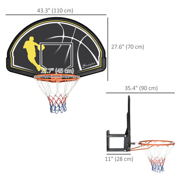 Panier de basket mural moderne