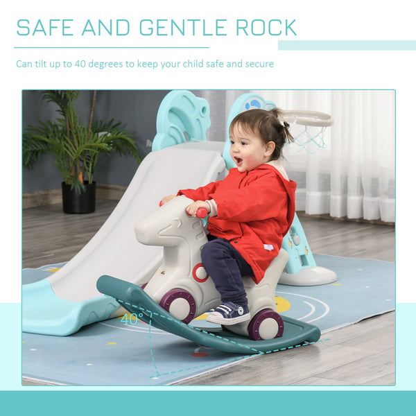2-in-1 horse, seesaw or car