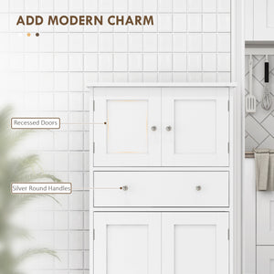 Meuble de rangement de cuisine, blanc