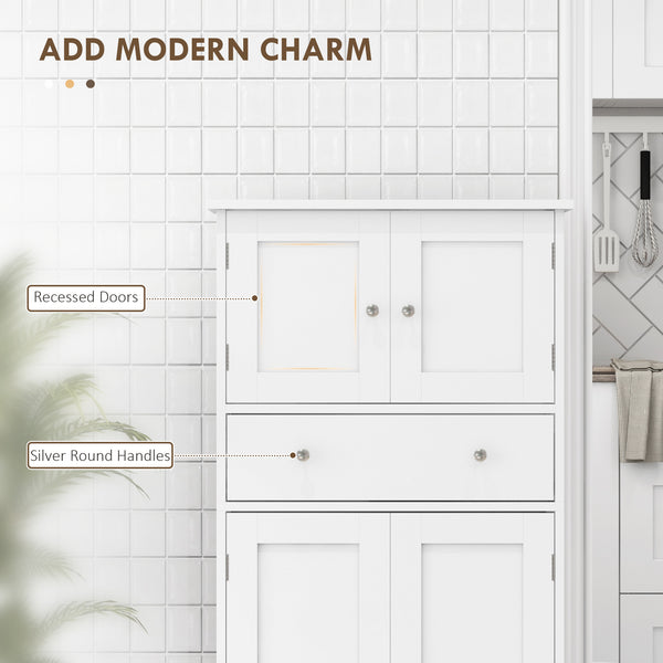 Meuble de rangement de cuisine, blanc