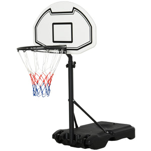 Panier de basket-ball réglable pour piscine avec roulettes