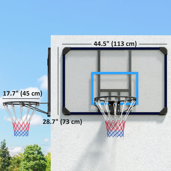 Panier de basket mural avec panneau incassable