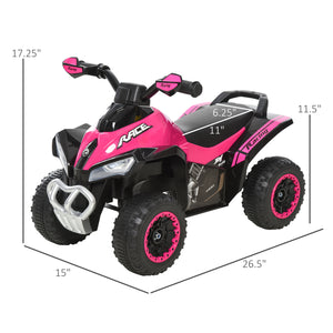 VTT à pousser avec musique et éclairage, rose