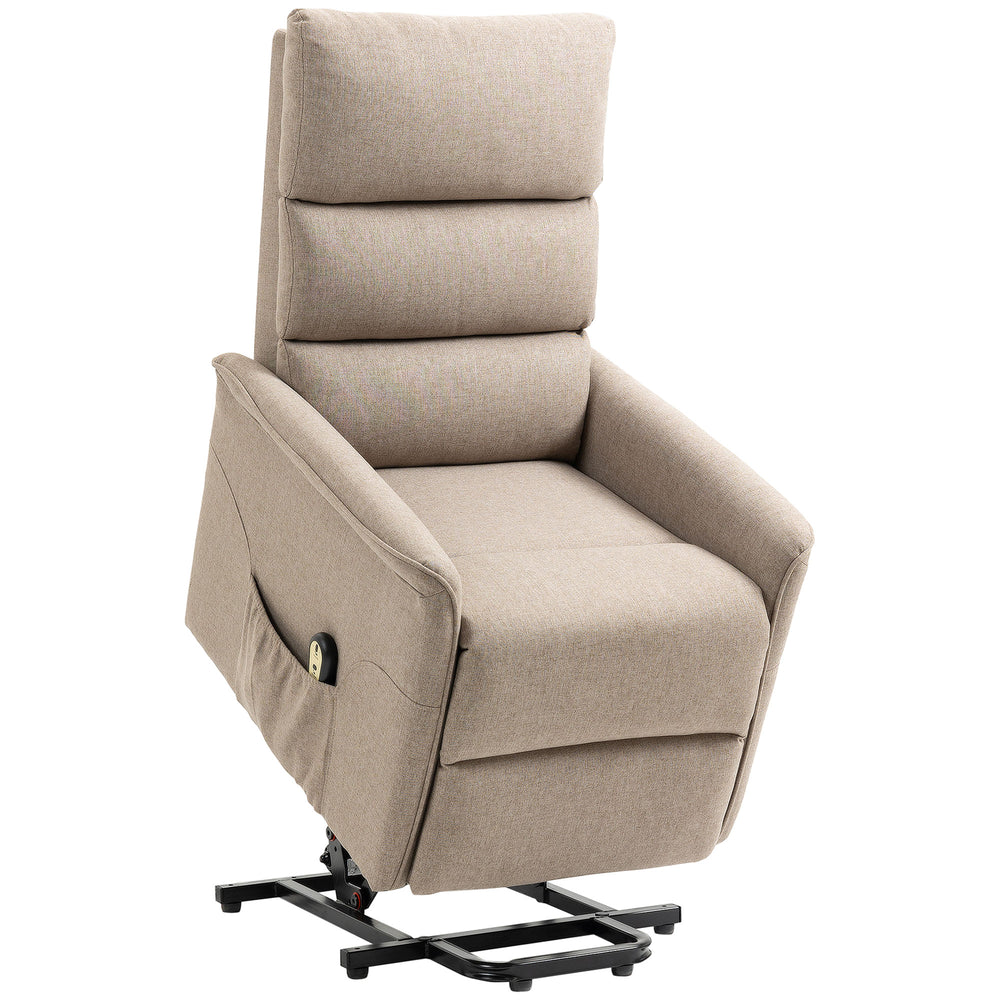 Fauteuil releveur pour personnes âgées, beige