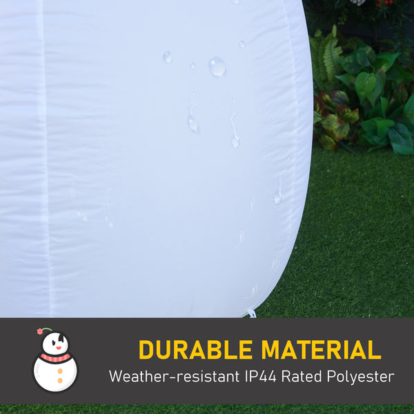 Trio de bonhomme de neige gonflable de 1,2 m de haut