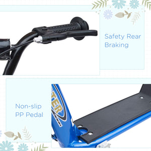 Trottinette avec pneu de 12 pouces, bleu