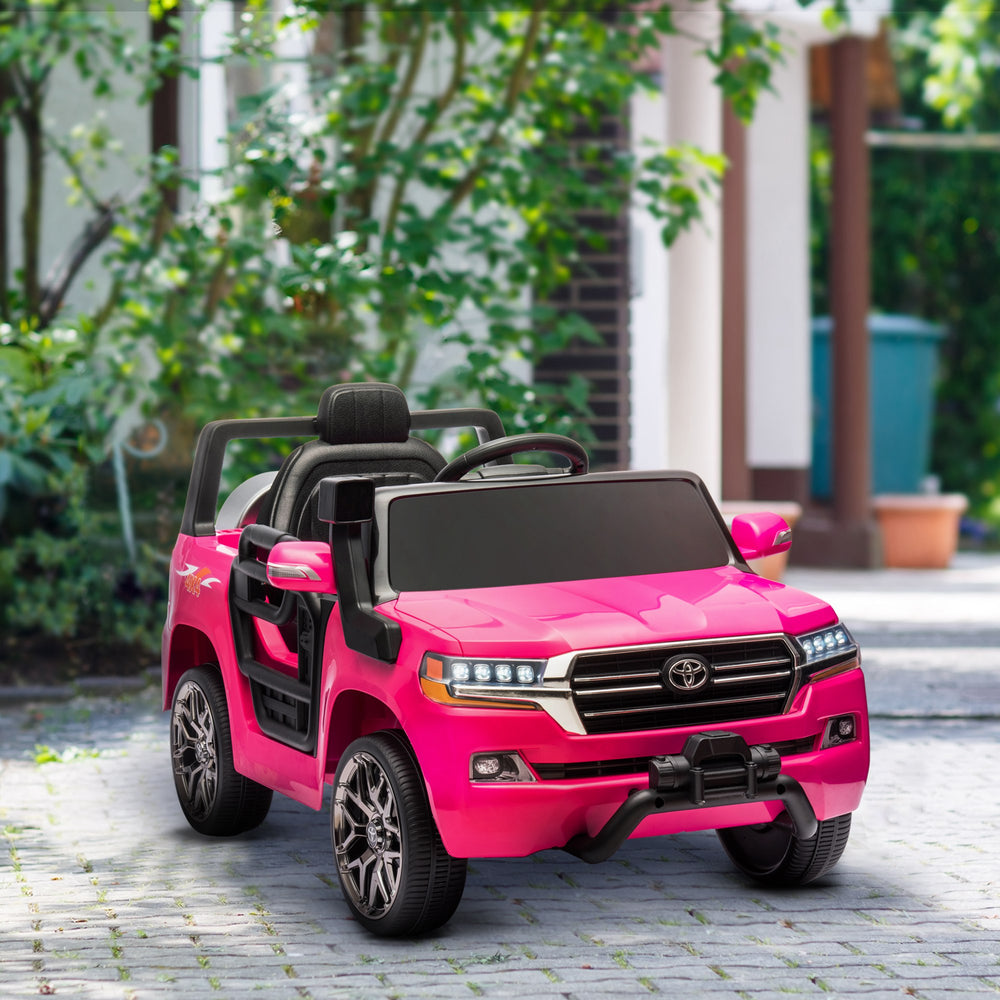 Toyota Land Cruiser 12V with remote control, pink