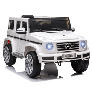 Mercedes Benz G500 12 V avec télécommande, blanche
