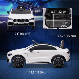 Mercedes-Benz AMG 12V Licensed with Remote Control, White