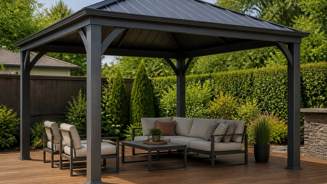 Gazebo rigide jardin : guide complet 2026