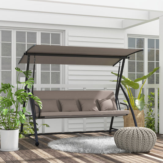 Swings with canopy