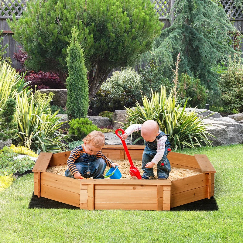 Coin jeu pour enfants avec bac à sable et jouets de construction