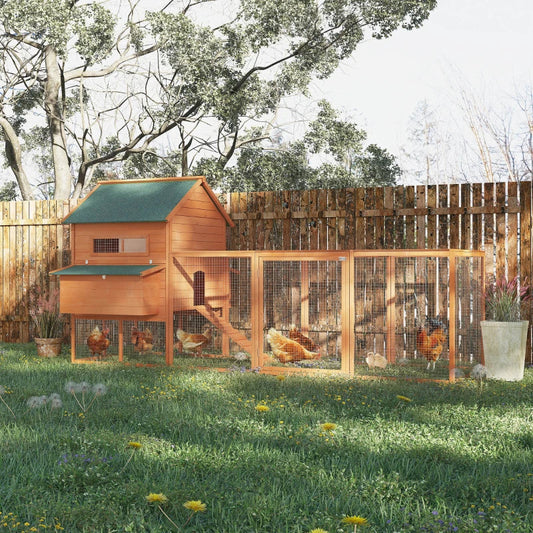 The chicken coops
