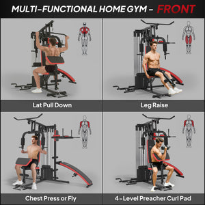 Appareil de musculation multifonction avec banc pour abdominaux