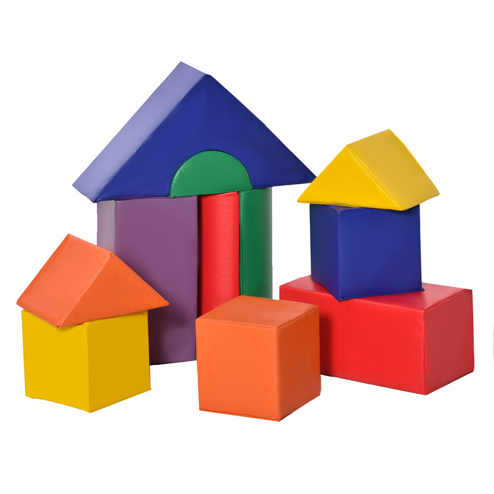11 blocs de jeu souples pour grimper et ramper, multicolore