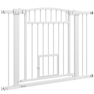 Extra Wide Pet Gate with Small Door