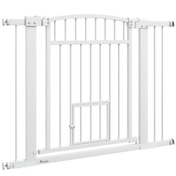 Extra Wide Pet Gate with Small Door