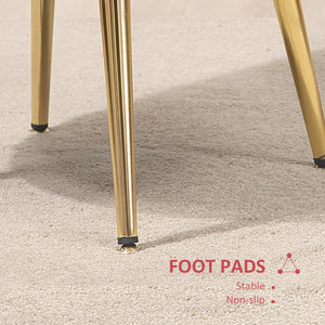 Fauteuil d'appoint lotus en tissu velours avec pieds en métal doré, bordeaux