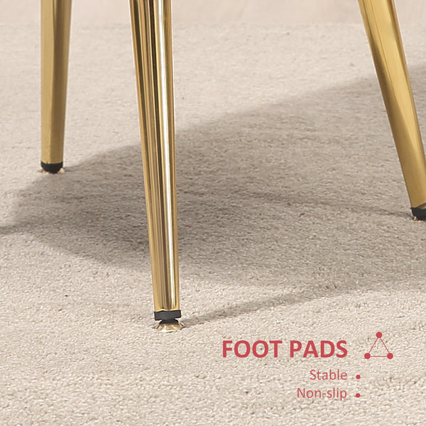 Fauteuil d'appoint lotus en tissu velours avec pieds en métal doré, bordeaux