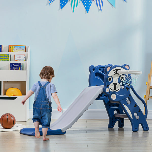 Toboggan 3 en 1 pour tout-petits, de 18 à 36 mois, bleu