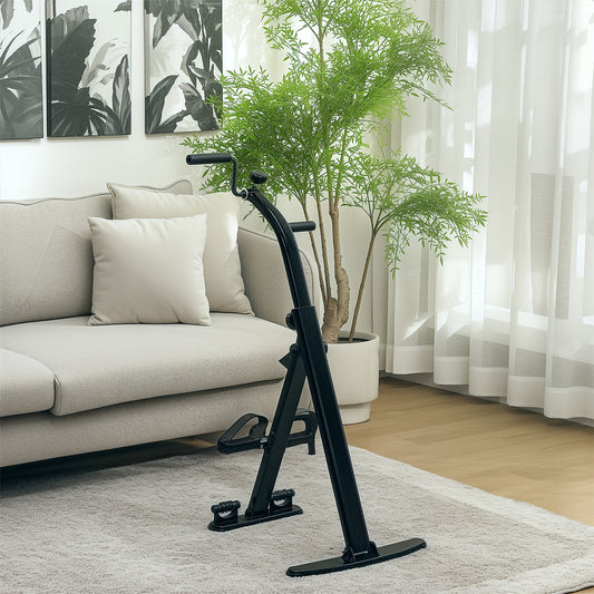 Soozier Foldable Leg Exercise Bike with LCD Display for Elderly Rehabilitation and Recovery