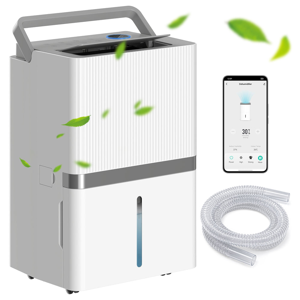 Déshumidificateur Wi-Fi 47 L/jour, jusqu’à 5 200 pi²