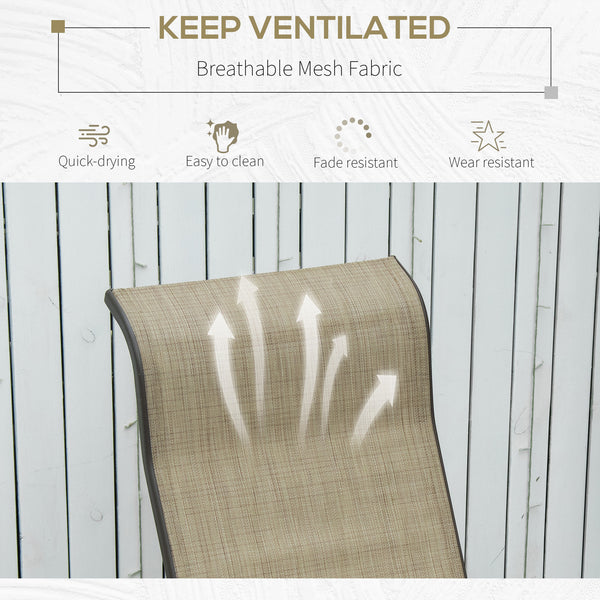 Rocking chair, beige