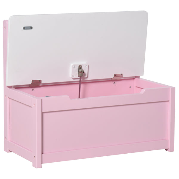 2 in 1 Children's Toy Storage Box, Pink