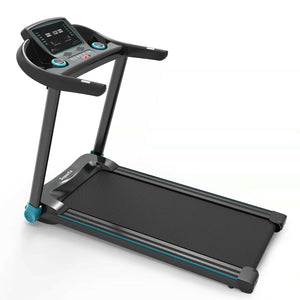 Tapis de course électrique 2 25 CV avec haut-parleur et contrôle par application - Bleu
