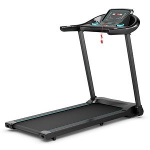 Tapis de course électrique 2 25 CV avec haut-parleur et contrôle par application - Bleu