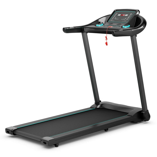 Tapis de course électrique 2 25 CV avec haut-parleur et contrôle par application - Bleu