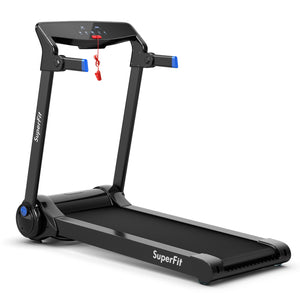Tapis roulant électrique pliant 3HP en cours d'exécution - Violet