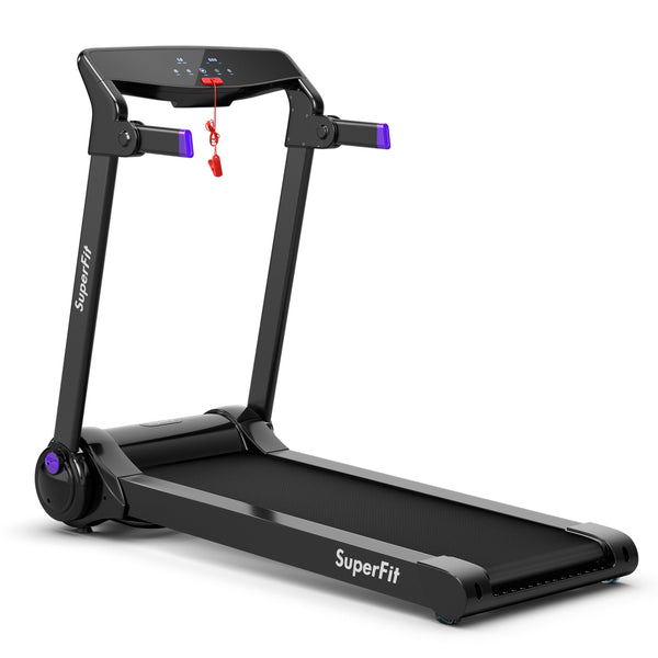 Tapis roulant électrique pliant 3HP en cours d'exécution
