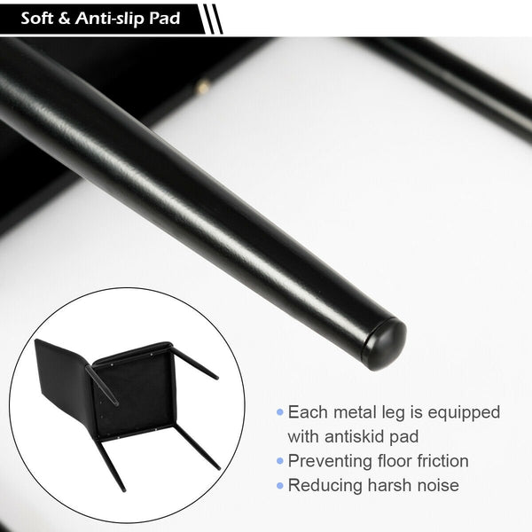 Ensemble de 6 chaises de salle à manger à dossier haut