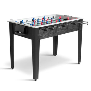 48-inch Competition Size Wooden Foosball Table for Home Use - Black