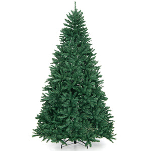 7.5ft Hinged Artificial Christmas Tree with Sturdy Metal Stand