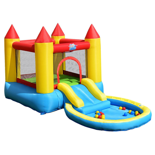 Maison gonflable de rebond de glissière d'enfants avec le ventilateur 580w