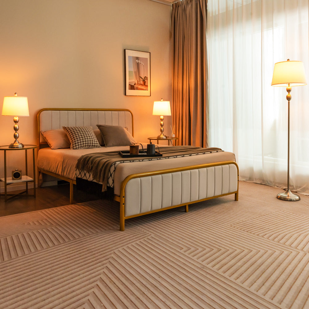 Set of 3 table and floor lamps