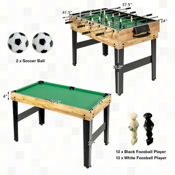10-in-1 Multi-Combination Game Table Set for Home