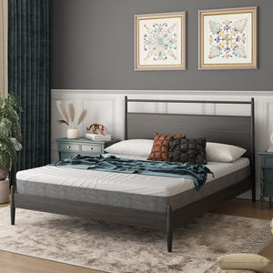 Memory foam mattress 75L x 54W x 8H with jacquard fabric cover - Queen Size