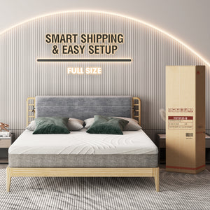 Memory foam mattress 75L x 54W x 8H with jacquard fabric cover - Queen Size