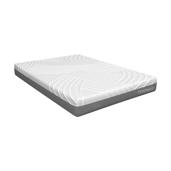 Memory foam mattress 75L x 54W x 8H with jacquard fabric cover - Queen Size