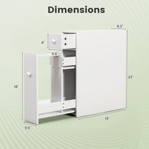 Armoire de salle de bain blanche gain de place de rangement