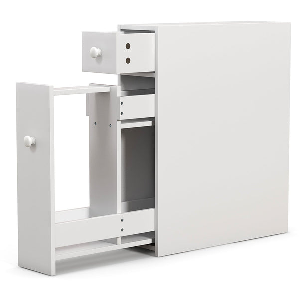 Armoire de salle de bain blanche gain de place de rangement