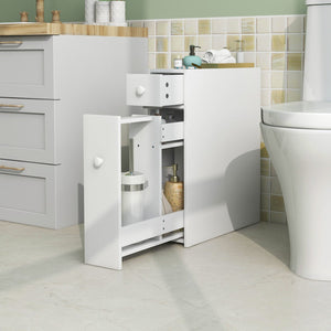 Armoire de salle de bain blanche gain de place de rangement