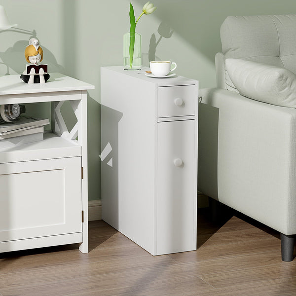 Armoire de salle de bain blanche gain de place de rangement