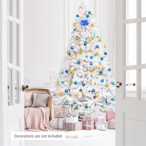 Sapin de Noël artificiel articulé de 6 pieds / 7 5 pieds / 9 pieds avec support en métal - 7 5 pieds