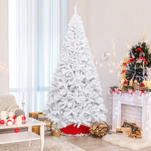 Sapin de Noël artificiel articulé de 6 pieds / 7 5 pieds / 9 pieds avec support en métal - 7 5 pieds